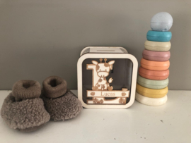 Spaarpot met letter