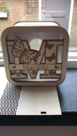 Spaarpot met letter