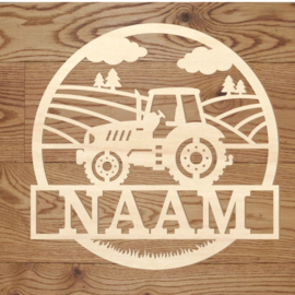 Naamcircel tractor