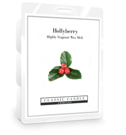 Holly Berry Classic Candle Wax Melt 90g - warme kerstgeur met bessen & kruiden