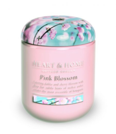 Pink Blossom Heart & Home Large Jar 340 gram