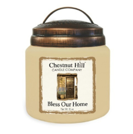  Bless our Home Chestnut Hill  2 wick Candle 450 Gr