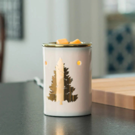 Golden Fir  Candle Warmers geurlamp wit goud elektrisch