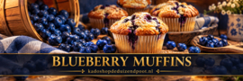 Blueberry Muffins geurkaars Cheerful Candle 2 lonten 680 gram