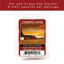 Farmhouse Memories Waxmelt 68 gram Cheerful Giver