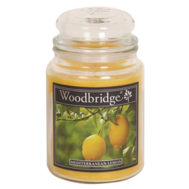 Mediterranean Lemon  Woodbridge Apothecary Scented Jar  130 geururen