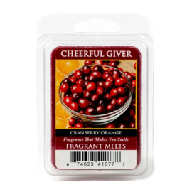 Cranberry Orange Waxmelt 68 gram Cheerful Giver