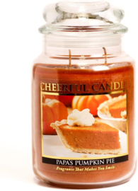 Papa's Pumpkin Pie Geurkaars Cheerful 2 wick 680 gr