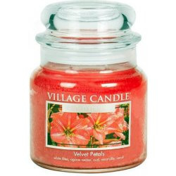 Velvet Petals Village Candle  Medium  105 Branduren
