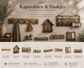 Kapstokken & Haakjes – praktisch en decoratief ophangen