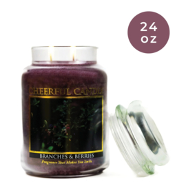 Branches & Berries geurkaars Cheerful Candle 2 lonten 680 gram
