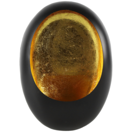 Egg  mat zwart 43,5 cm