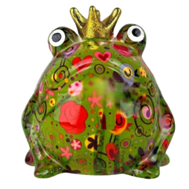 Pomme Pidou spaarpot Kikker Freddy Green Ltd.edition 13 x 12 x 14 cm