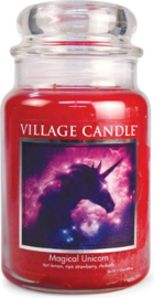 Magical Unicorn Village Candle  Large Jar 170 Branduren