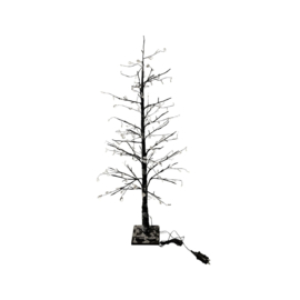 (Kerst)Boom Jewel metaal Zwart LED Afm 120 x 116 x 19 cm
