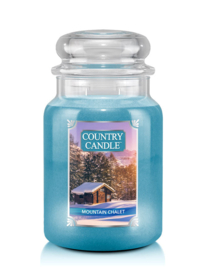 Mountain Chalet Country Candle Large Jar 150 Branduren