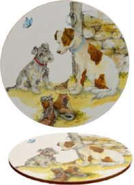 Jan Pashley Honden Porseleinen Mok & Onderzetter