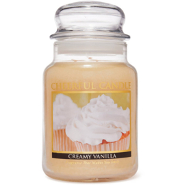 Creamy Vanilla Cheerful Candle 2 wick 680 gr