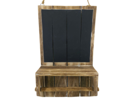Keukenrolhouder met Krijtbord – Woodart  49 × 28 cm