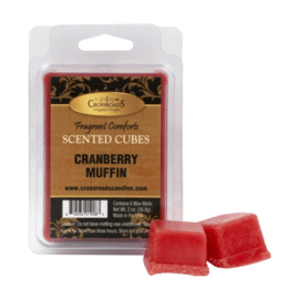 Cranberry Muffin Crossroads Candle Scented Cubes  56.8 gram