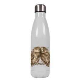Wrendale Designs Waterfles Thermoskan 'Birds of a Feather' (Uil) 500ml