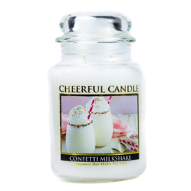 Confetti Milkshake  geurkaars  Cheerful Candle  2 lonten 680 gram