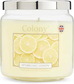Sparkling Lemon Colony Medium Jar Candle  75 branduren