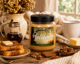 French Toast (label Believe) geurkaars - ​Goose Creek Candle Artwork Large Jar 680 gram