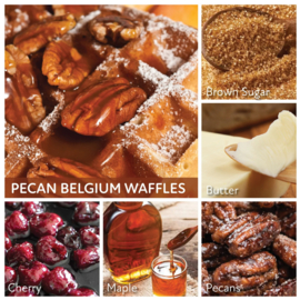 Pecan Belgium Waffles  geurkaars Cheerful Candle 2 lonten 680 gram