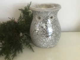 Waxmelt Geurbrander  Silver Lustre 14 cm