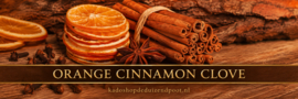 Orange Cinnamon Clove Cheerful geurkaars 680 g – 2 lonten