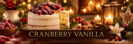 Cranberry Vanilla geurkaars Cheerful Candle 2 lonten 680 gram