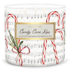 Candy Cane Kiss Goose Creek Candle® 3 Wick 411 gram