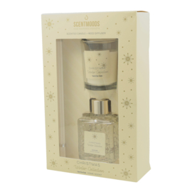 Vanilla Oak Giftset Geurkaars & Diffuser Warme luxe geurbeleving