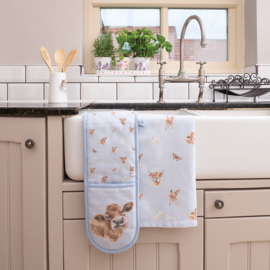 Wrendale Designs ‘ Farmyard Friends ’ Theedoek 69 x 50 cm