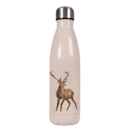 Wrendale Designs Waterfles Thermoskan 'Portrait of a Stag'  (Hert) 500ml