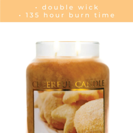 Gourmet Sugar Cookie Geurkaars Cheerful 2 wick 680 gr