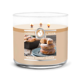 Warm Donut Sugar Goose Creek Candle® Soy Blend 3 Wick Geurkaars