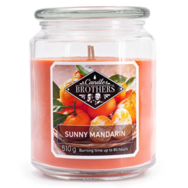 Sunny Mandarin Candle Brothers  geurkaars  510 gram