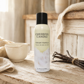 Creamy Vanilla Roomspray Cheerful Candle  ( 7oz) 207ml