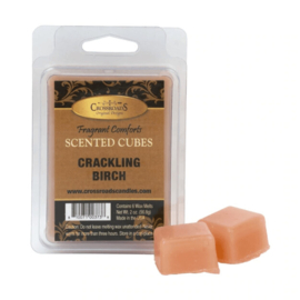 Crackling Birch Crossroads Candle Scented Cubes  56.8 gram