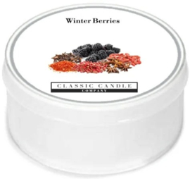 Winter Berries Classic Candle  MiniLight XL Geurtheelicht  met deksel