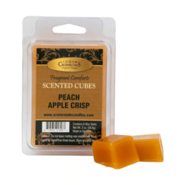 Peach Apple Crisp Crossroads Candle Scented Cubes  56.8 gram