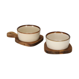 Bits & Bites Bo Duo beige serveerset – 20 x 15 x 5,5 cm Jens Living