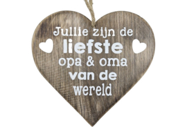 Hart hangend liefste Opa en Oma van de wereld