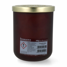 Cranberry Spice Heart & Home Veganistische soja-wasmix Geurkaars 340 gram
