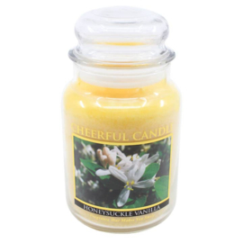 Vanilla Honeysuckle Geurkaars Cheerful 2 wick 680 gr