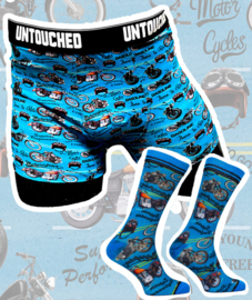 Motorbike Giftbox Boxershort maat M - Sokken maat  43-46