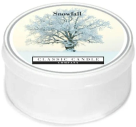 Snow fall Classic Candle MiniLight XL Geurtheelicht met deksel