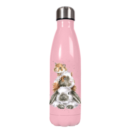 Wrendale Designs Waterfles Thermoskan 'Piggy in the Middle' (hamster) 500ml